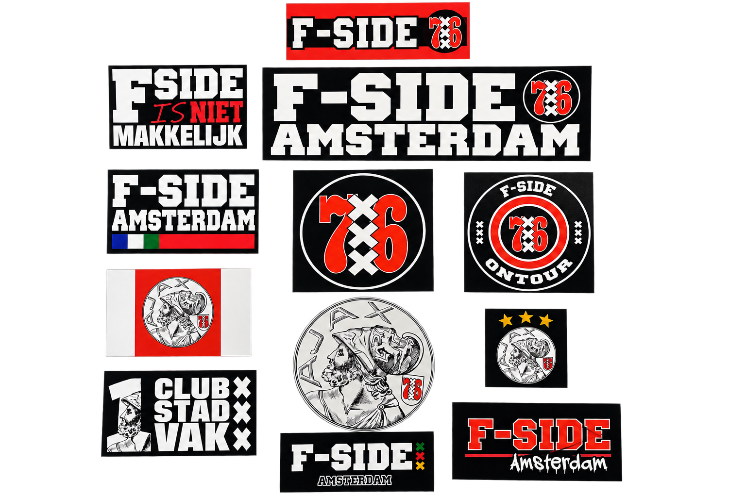 F-SIDE sticker pakket