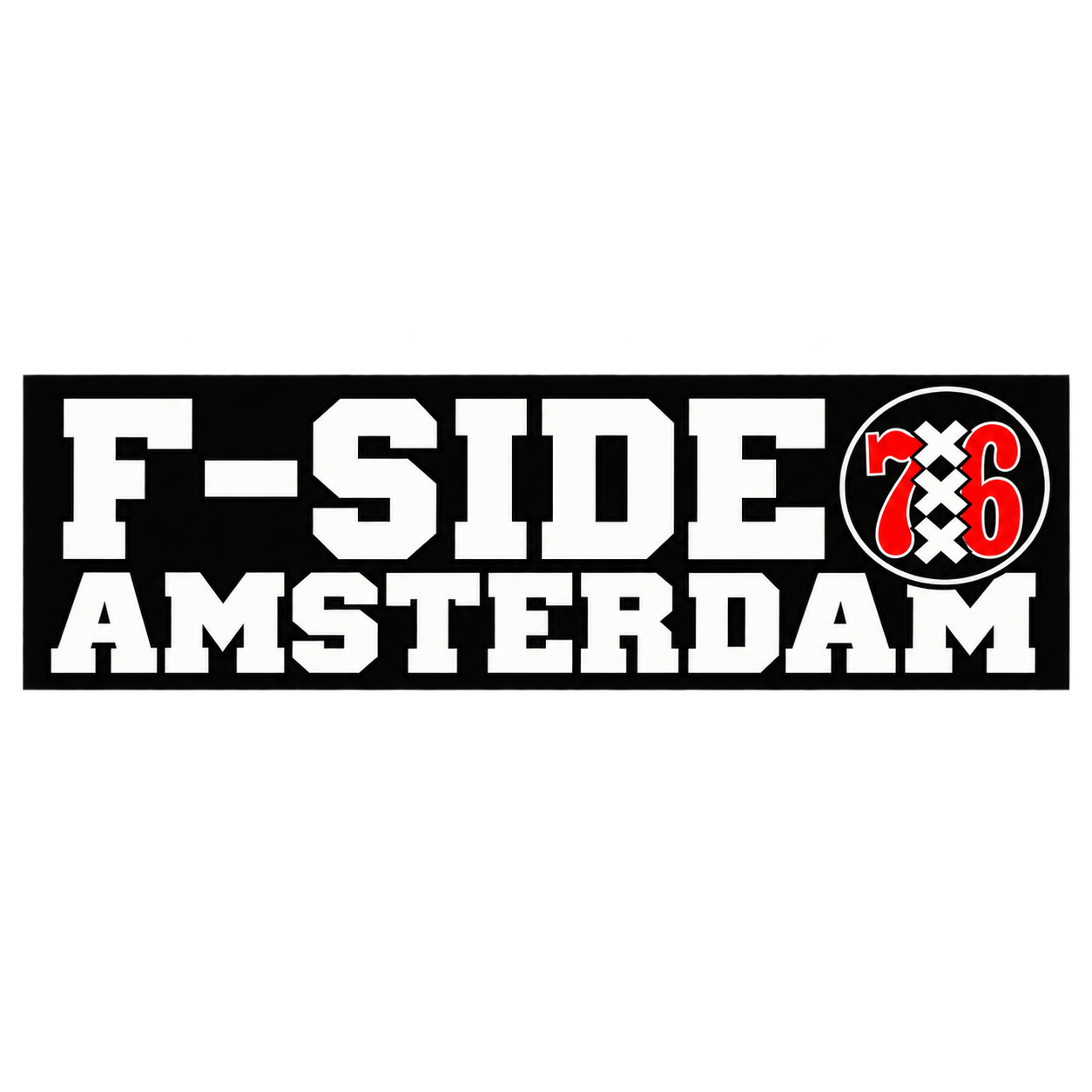 F-SIDE 76 AMSTERDAM STICKER