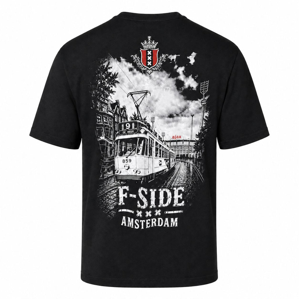 T-shirt Oud Ajax F-side De Meer - Lijn 9