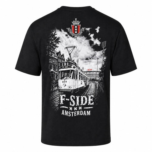 T-shirt Oud Ajax F-side De Meer - Lijn 9